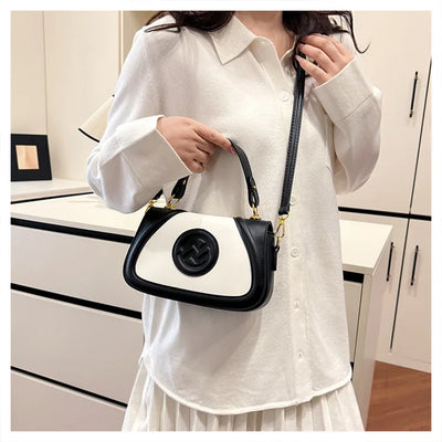 2025 Designer Handbag for Women - Premium Textured Shoulder Bag, Fashionable Crossbody & Top Handle Tote for Work & Daily