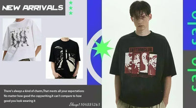 T-Shirt for Men Graphic T Shirts Tops Man Men's T-shirts New Shirts and T-shirts Y2K Oversize High Quality Loose Short Sleeve