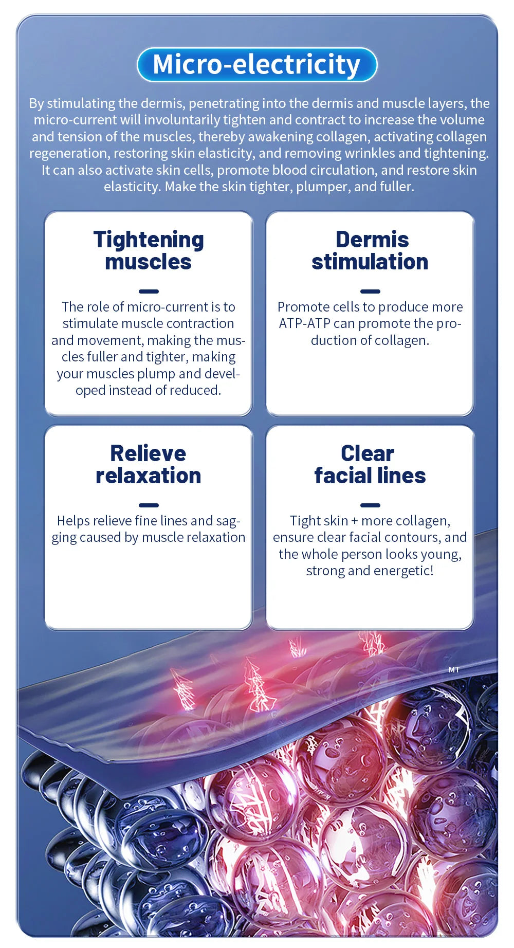 face Anti-aging Face Lift Facial Skin Tighten lifting Machine Wrinkle Reduction Female Strong Pulsed Electromagnetic SPA