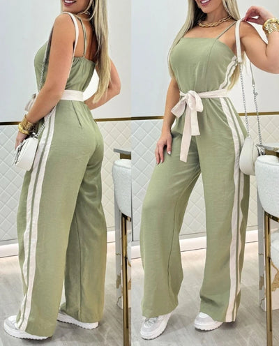 Sexy Party Night Out Jumpsuit Women Elegance 2022 Plain Glitter Cold Shoulder Long Sleeve Contrast Lace Corset Skinny Jumpsuit
