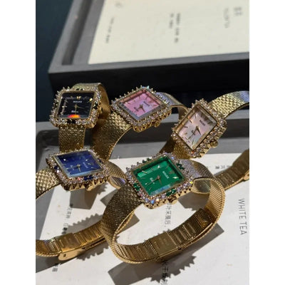 High-end boutique women's luxury diamond watch with imported mechanical movement