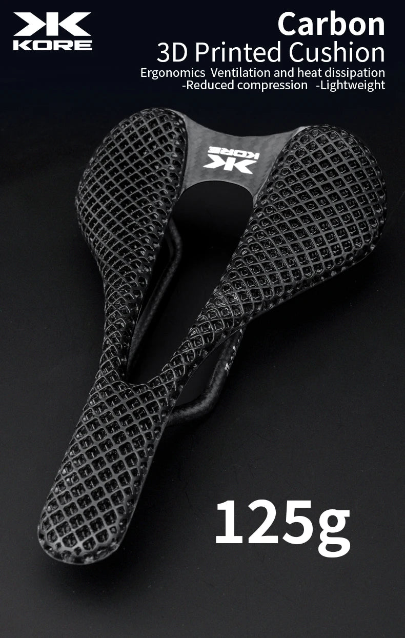 KORE Bicycle Saddles For Road Bikes Ultralight Carbon Fiber Cycling Accessories 7*9 Saddles Good Quality