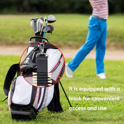 Portable PU Leather Golf Tee Holder  Quick Access Anti-Loss Clip for Outdoor Sports  Durable Golf Accessories