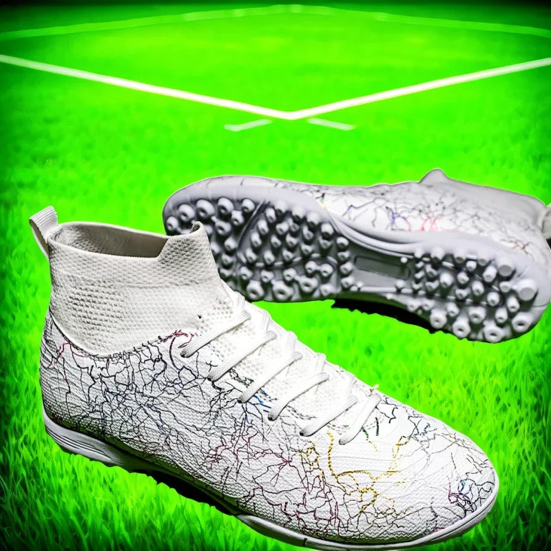 foodball shoes for men sneakers men futsal shoes soccer cleats Above the ankle but not to the knee Anti-slipcolumn sneakers men