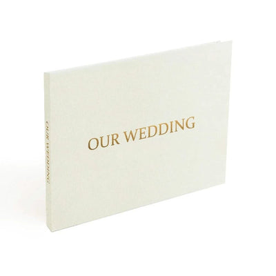 Linen Bound Video Book Wedding Video Album Up to 3 hours of video