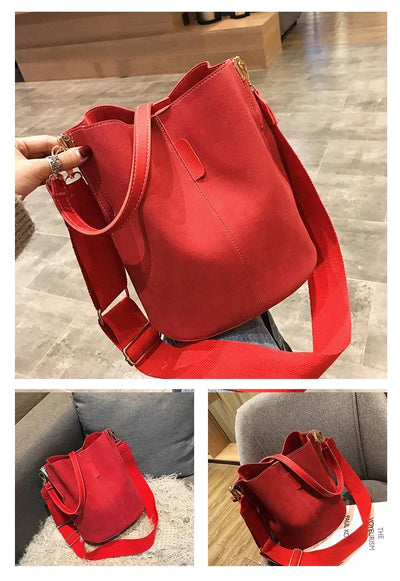 Designer Handbags Ladies Bucket Bag PU Leather Shoulder Large Capacity Crossbody Bags for Women High Quality New Tote Bag