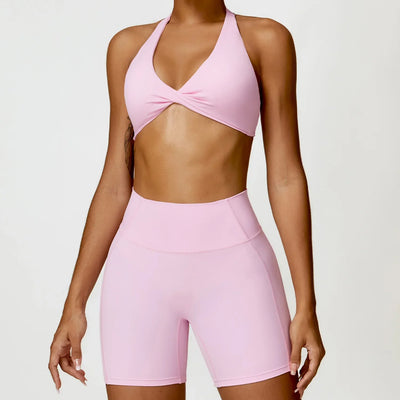 Women Seamless Yoga Set 2PCS Gym Workout Clothes for Female Push Up Bra High Waist Leggings Sexy Fitness Sportswear Sports Suits