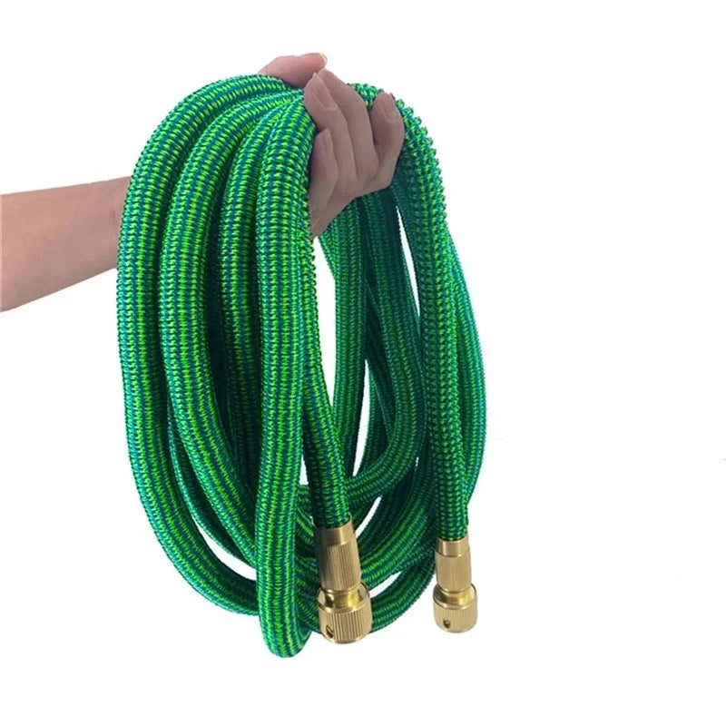 Expandable Flexible Water Hose Car Wash Hose Water Gun Hose Garden Sprayer Gardening Watering Hose Irrigation Tool FLOWERS SPRAL