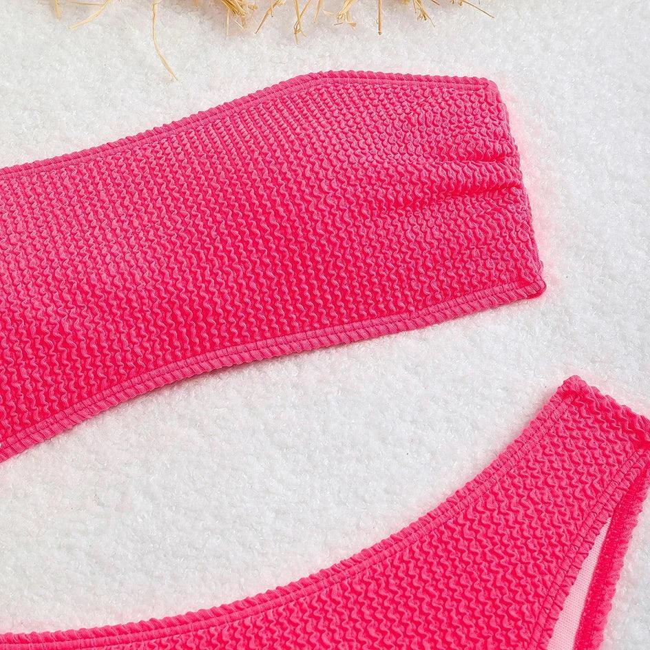 Sexy Women's Swimsuit 2025 Summer Bikini Two-piece Swimwear for Woman Beachwear Halter Bikinis Sets Swimming Beach Bathing Suits