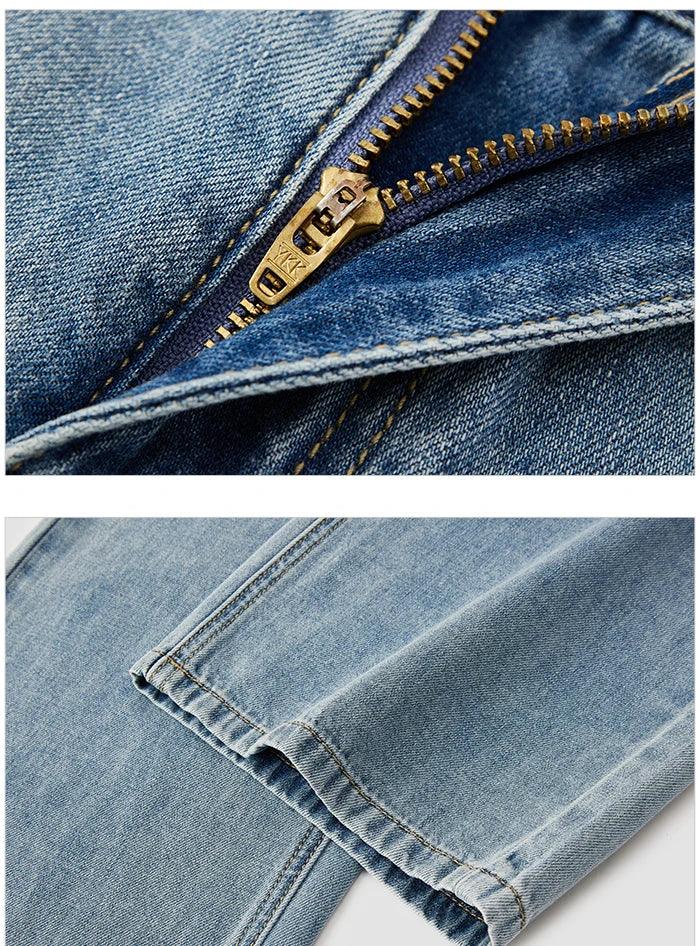 Semir 2025 Women Jeans Autumn New High-waisted Wide-leg Pants All-match Trousers for Women