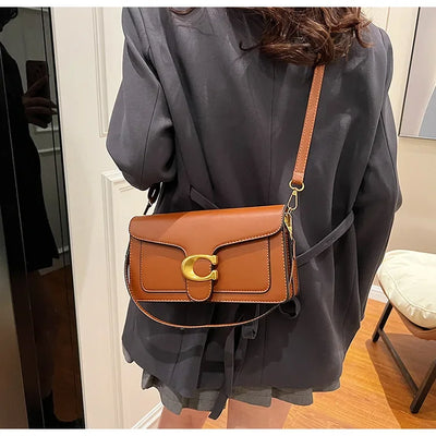 Luxury - Grade 2025 Women's Exclusive Small Square Shoulder Bag - Solid - Color Aesthetic, Niche - Style Design& Daily, Stylish