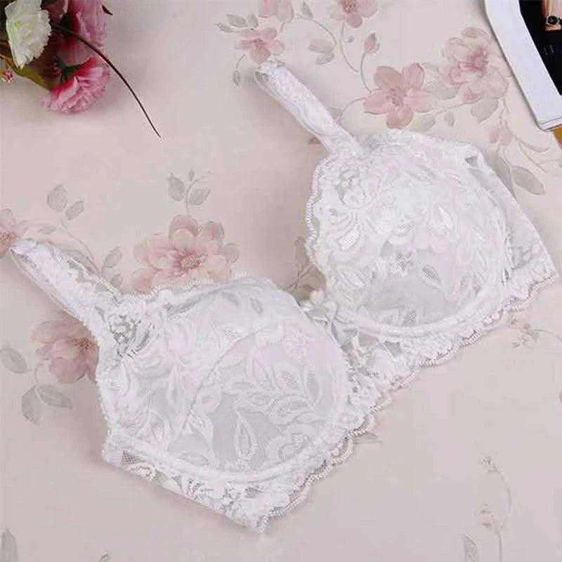 Sexy Lace Bras for Pregnant Women 5/8 Cup Crop Top