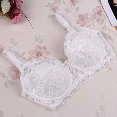 Sexy Lace Bras for Pregnant Women 5/8 Cup Crop Top