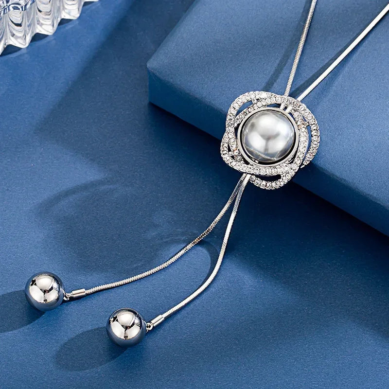 Long Necklaces & Pendants for Women Maxi Collier Femme Geometric Chain Fashion Necklace Statement Colar Accessories Jewelry 2024