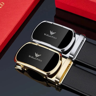 Automatic Buckle Belt  Business Casual Dress Belts Gift for Men