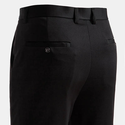 Men's Stretch Trousers Casual Smart Suit Pants Formal Straight Sport Clothing Japanese New Black Navy Elastic Office Work Pants
