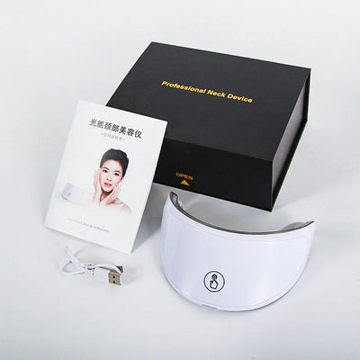Neck LED Mask Photon Anti-Wrinkle Skin Tightening Neck Beauty Device Skin Care Brighten Rejuvenation Neck Wrinkle Remover