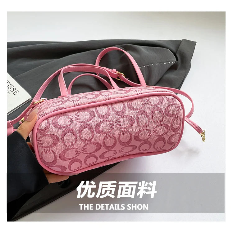 Famous Designer Inspired Women's Shoulder Bag Premium Leather Handbags Ladies Elegant Top Handle Purse Classic Tote