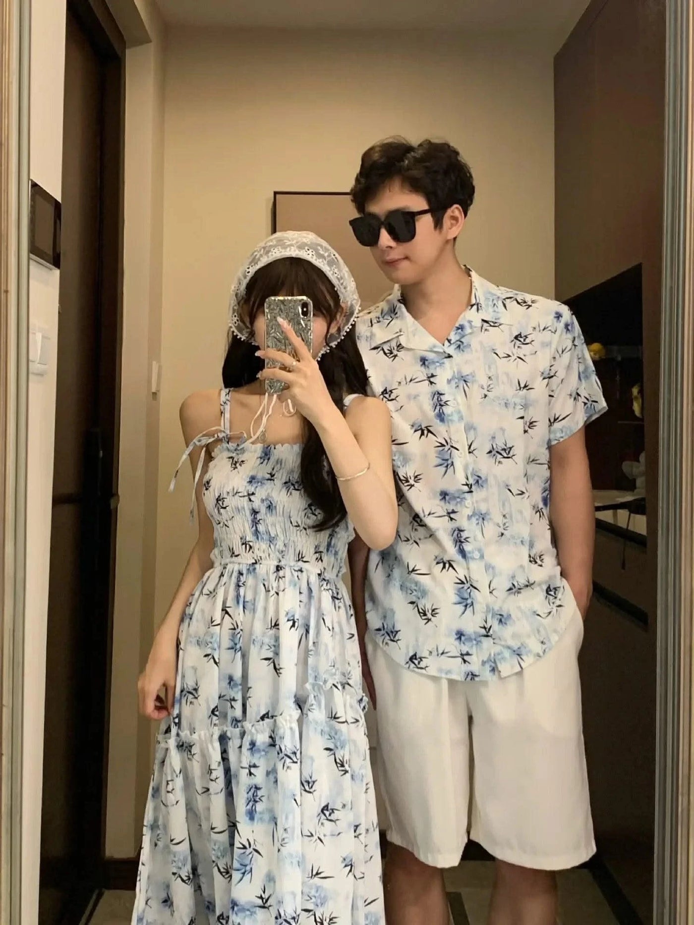 Resort Couple Look Parents and Children Summer Clothes Family Matching Holiday Clothing Mom Daughter Beach Dress Dad Son Shirts