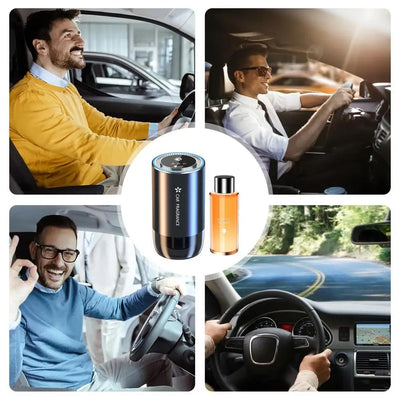 Car Diffusers For Essential Oils Smart Car Diffuser Perfume Adjustable Concentration Car Fragrance Diffuser 50ml Car Aromatherap