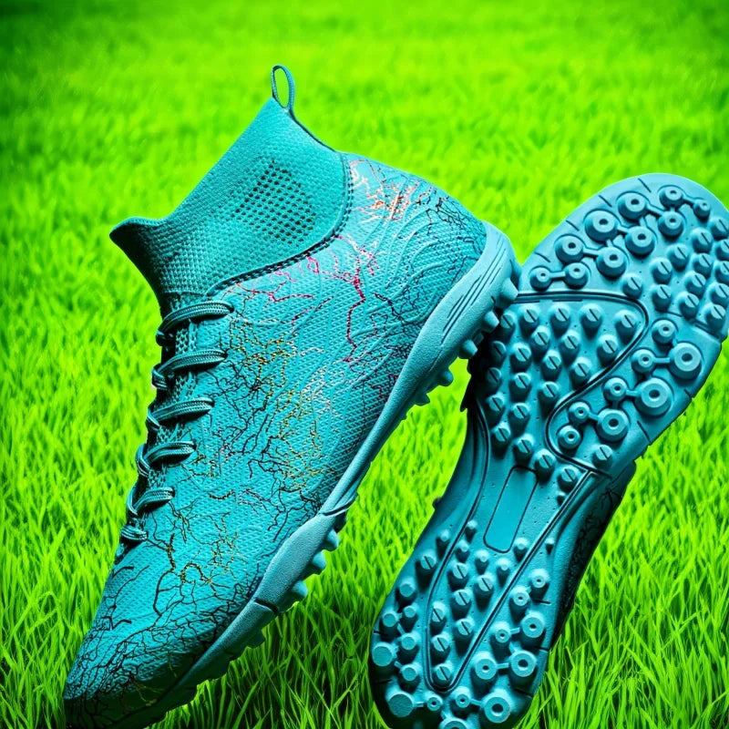 foodball shoes for men sneakers men futsal shoes soccer cleats Above the ankle but not to the knee Anti-slipcolumn sneakers men