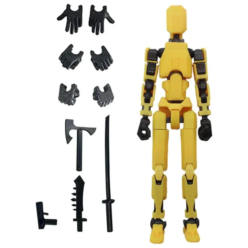 Multi-Jointed Action Figure Movable Shapeshift Robot 3D Printed Mannequin Dummy Figures Toys Kids Adults Parent-children Games