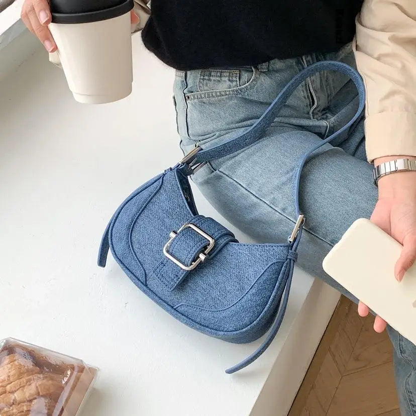 Fashion Handbags For Women Half-moon Leather Hasp lady Shoulder Crossbody Bag Luxury Designer Ladies Underarm Bags Hobo coffee