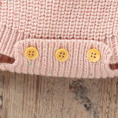 2pcs/Set 0-18m Knitted Jumpsuits Costume| Baby Rabbit Easter Clothes Sets |Cute Hats+ Bodysuits Spring Outfits for Newborn Boy Girl