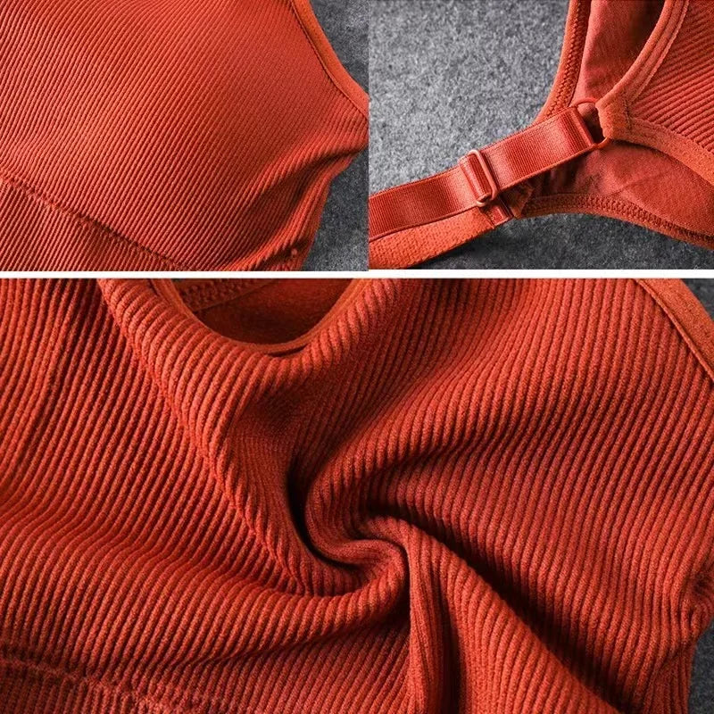 Women Seamless Brassiere Bra Full Cup Breathable Bralette Wire Free Comfort Sleep Bra Running Fitness Top High Quality Sport Top