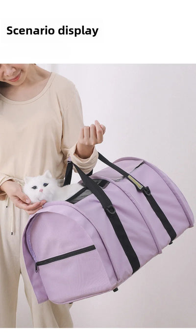 Pet Crossbody Bags Strong Bearing Capacity Breathable and Wear-resistant Cats Bag Carriers Large Space Portable Pet Products