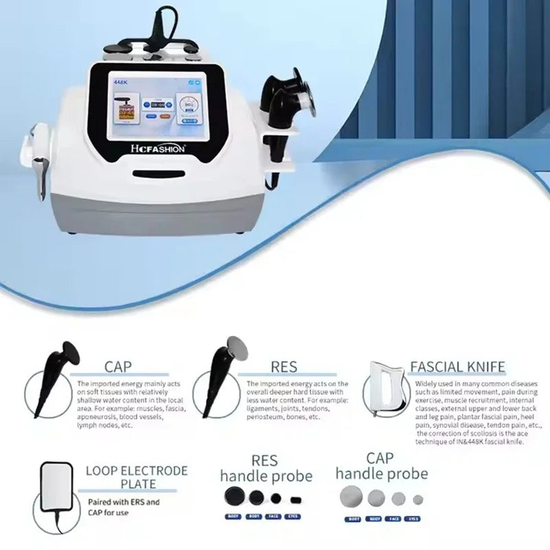 INDIBA Spain Technology Face Care Devices 448K Tecar Cavitation Body Care RET CET RF Slim Machine for Loss Health Beauty