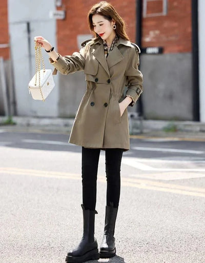 High Quality Women's Windbreaker Jackets  Coat Spring Autumn