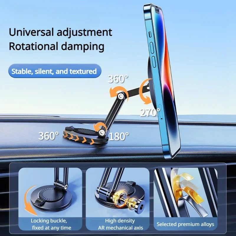 Eary for MagSafe Car Mount Strong 3M Adhesive Magnetic Phone Holder for Car Dash HandsFree 360°Rotation for iPhone 16 15 14 13