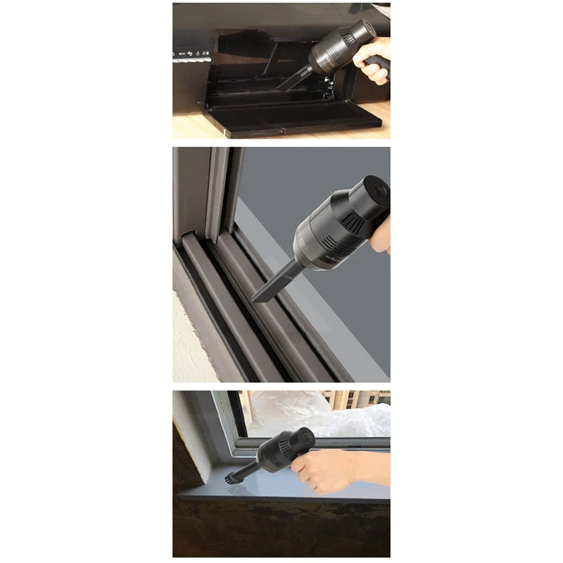 Portable Car Vacuum Cleaner Mini Handheld Vacuum Blowing Dust Home Car Dual-Purpose Pet Desktop Cleaner For Office