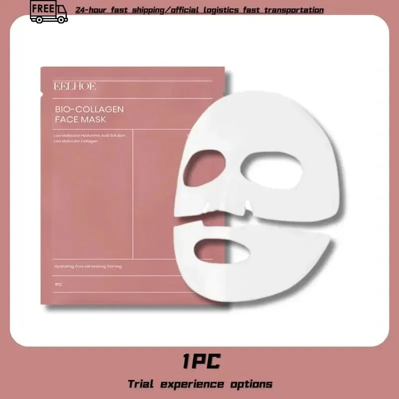 Bio Collagen Face Mask Shrink Pores Deep Hydrating Overnight Mask Moisturizing Refreshing Brightening Face Skin Care