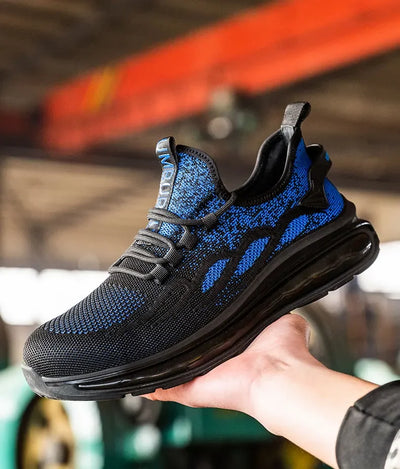 Non Slip Lightweight Breathable Sneakers for Women Steel Toe Indestructible Safety Shoes Anti-puncture Protection Safety Shoes