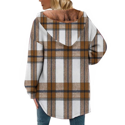 Women Chic Jackets Autumn Winter Lapel Patchwork Coats Casual Office Jacket