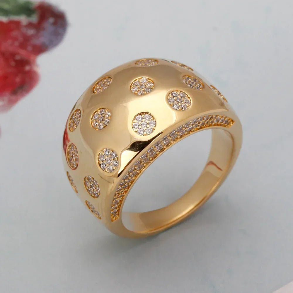 Bride Talk 2023 New Design  Luxury Rings For Women Cubic Zirconia Bride Wedding Anniversary Party High Quality Jewelry