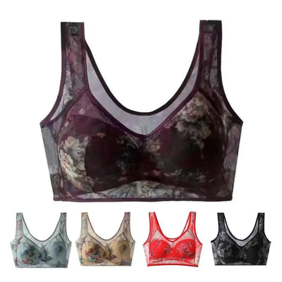 Women Strapless Bras Women's Lace Buttonless Comfortable Bra Push Up Lace Bra Comfort Wireless Lace Bralette For Women Sexy Bras
