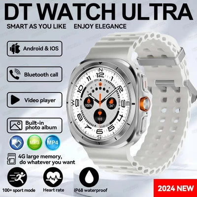 2025New Galaxy Watch 7 Ultra Smart Watch Men 32GB Memory GPS NFC AMOLED Screen Fitness Tracker Health Smartwatches For Samsung
