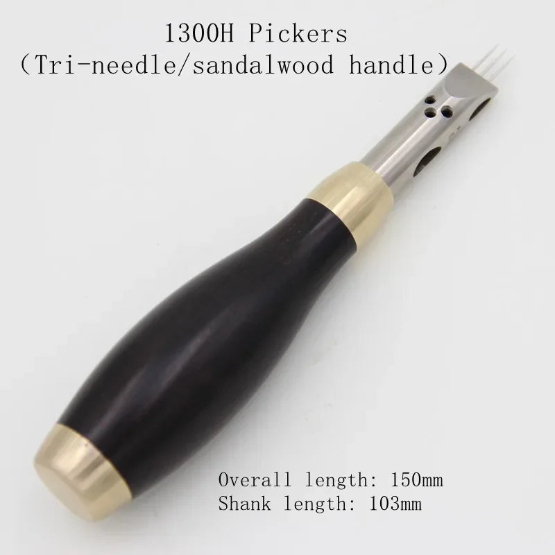 Piano tuning repair tools, pin pliers, pin headers, rotatable, retractable, bendable, gourd-shaped mahogany handle.