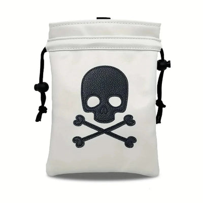 Golf course golf balls and serving upright bags with drawstrings for women
