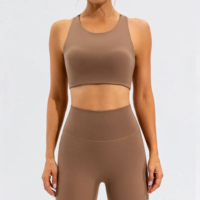 Women Yoga Set  2 Piece Workout Sportswear Gym Clothing Fitness Crop Top High Waist Push Up Leggings High quality Sports Suits