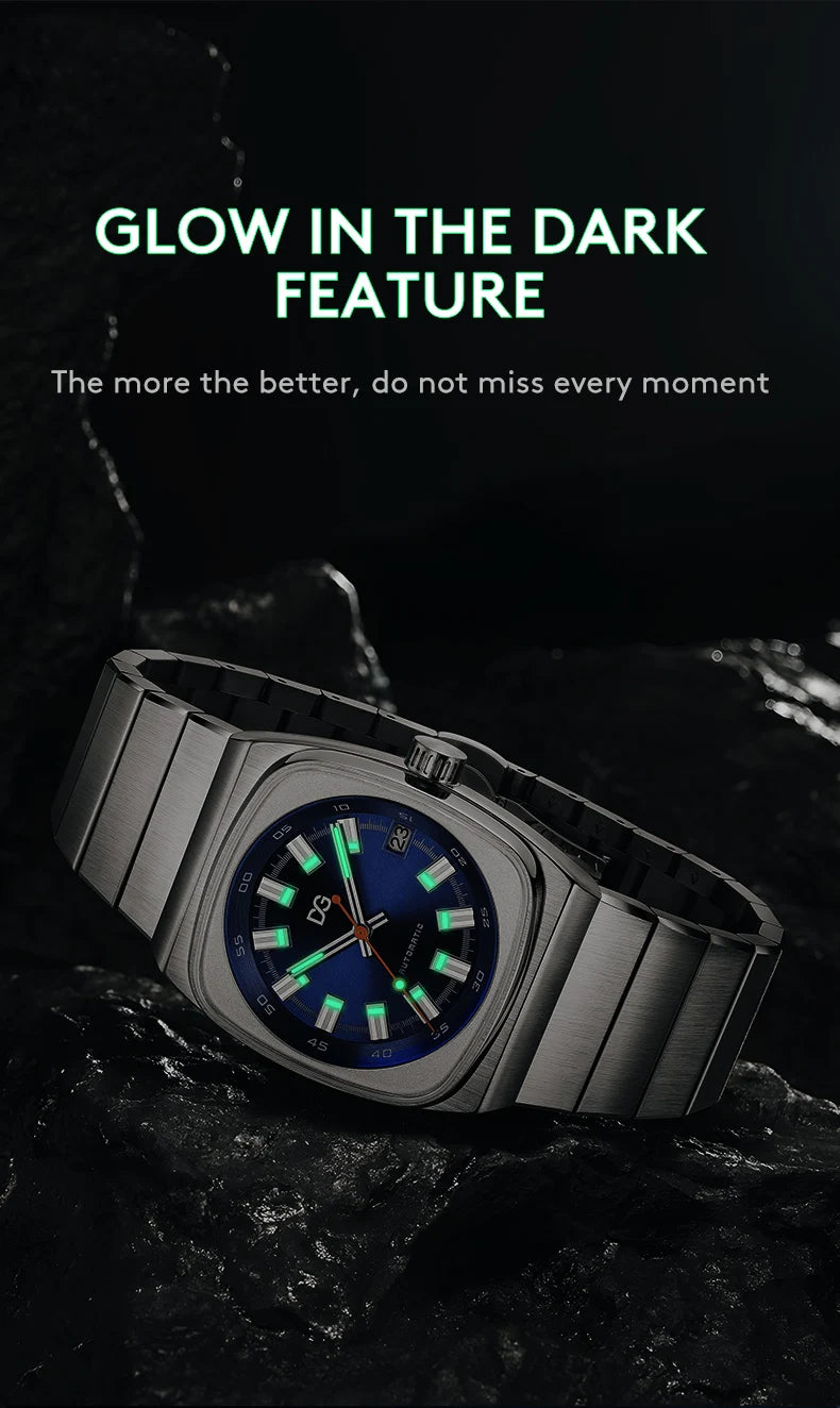 High-End Men's Sports Watch Fashion Square Large Dial Trendy Wristwatch Men's Reloj
