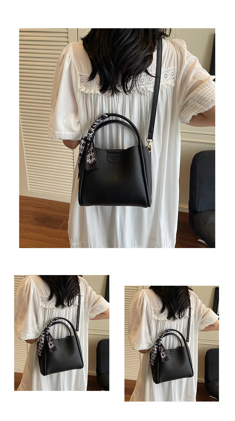 2025 New Women's Handbag Trendy Bucket Bag Luxury Stylish Shoulder Bag Crossbody Purse Versatile Casual Tote Designer Ladies