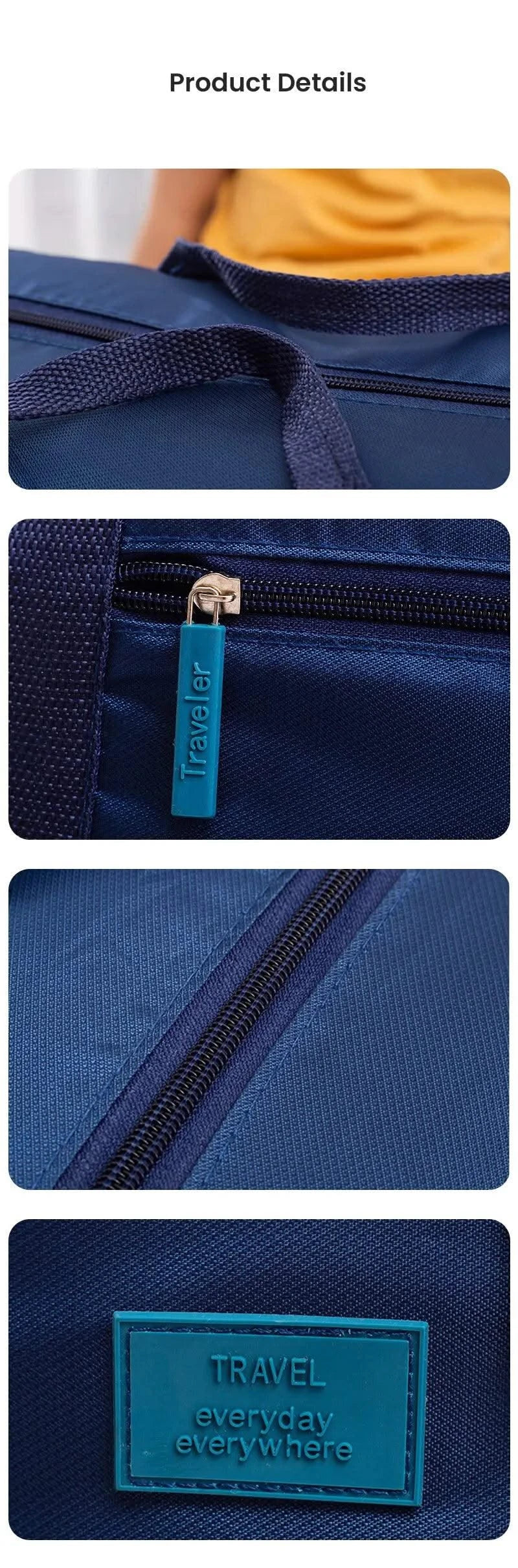 Foldable Travel Duffel Bag Lightweight Travel Bag for Women