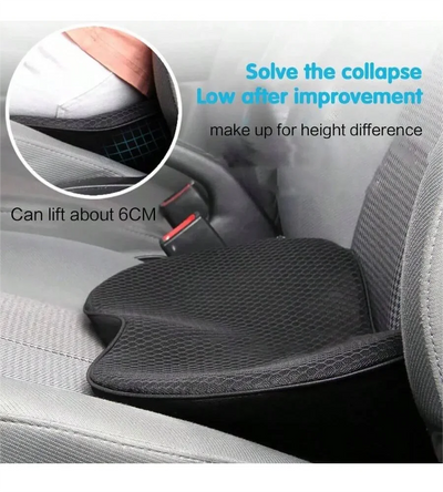 1 piece memory foam car seat cushion car seat cushion mini small seat cushion to increase height butt seat cushion for all seaso