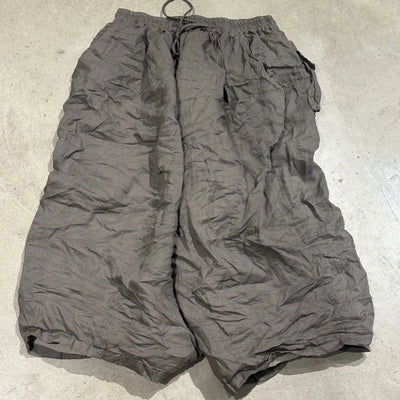 Women Wide Leg New 2025 Spring Summer Double Layer Ramie Pants Elastic Waist Ladies Retro Free Trousers High Quality Original