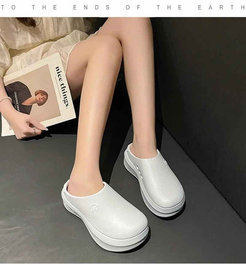 Women Slippers Couples Garden Clog Women Water Proof Chef Shoe Comfortable Sandal Slippers For Pet Workers Outdoor Fishing Shoes