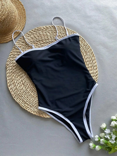Woman Swimwear 2024 High Waist Bikinis Shorts Women's Swimsuit Luxury Ribbed Two-piece Bathing Suits Summer Bikini Set Swim Suit